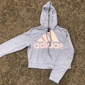 ADIDAS cropped hoodie